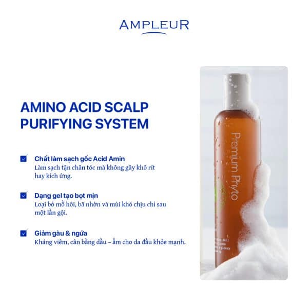 Dầu gội Premium Phyto Hair Wash N 3 Dau goi Ampleur cao cap 2