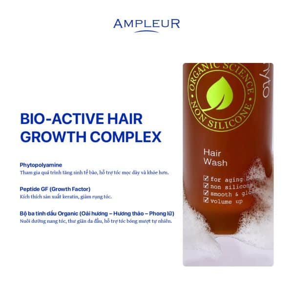 Dầu gội Premium Phyto Hair Wash N 4 Dau goi Ampleur cao cap 3