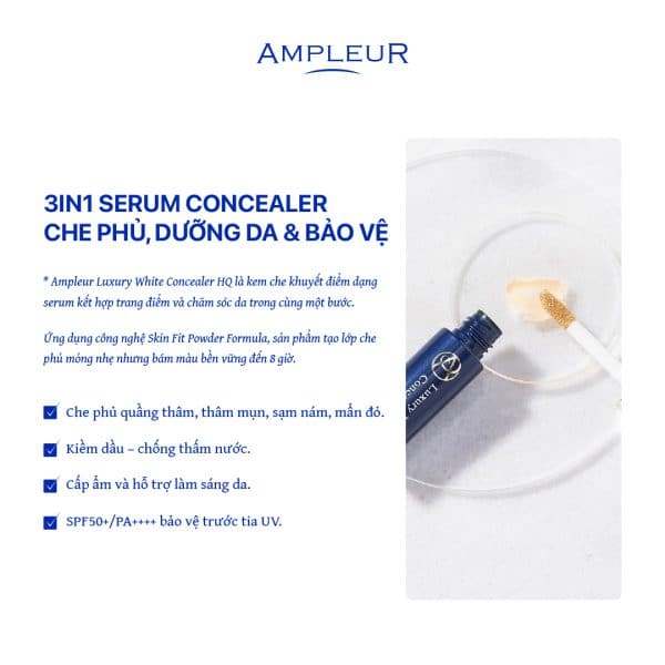 Kem che khuyết điểm Luxury White Concealer HQ 2 Kem che khuyet diem Luxury White Concealer HQ 1