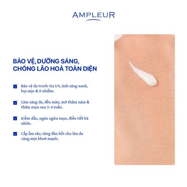 Kem chống nắng Ampleur Luxury White AQUA 3 Kem chong nang Ampleur Luxury White Aqua 2