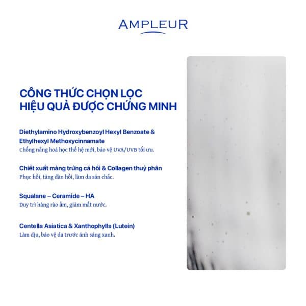 Kem chống nắng Ampleur Luxury White AQUA 4 Kem chong nang Ampleur Luxury White Aqua 3