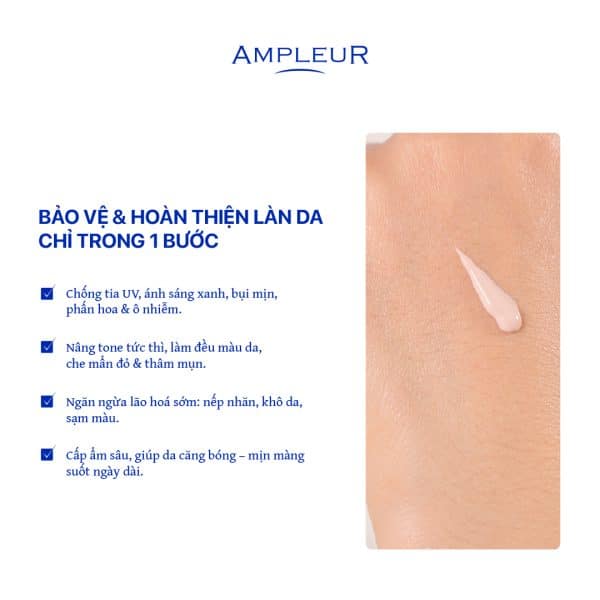 Kem chống nắng Ampleur Luxury White TONE UP 3 Kem chong nang Ampleur Toneup 2