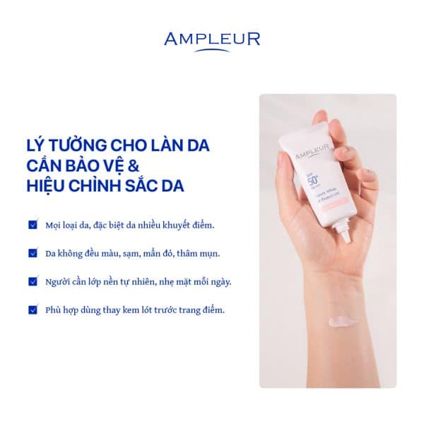 Kem chống nắng Ampleur Luxury White TONE UP 5 Kem chong nang Ampleur Toneup 4