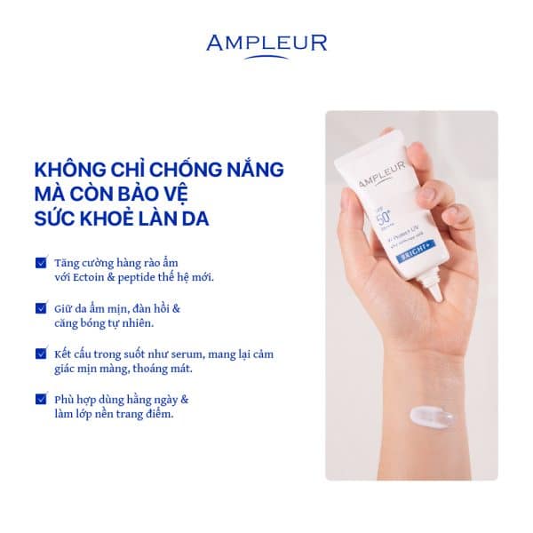 Kem chống nắng Ampleur W Protect UV Bright+ 5 Kem chong nang Ampleur W Protect UV Bright 4