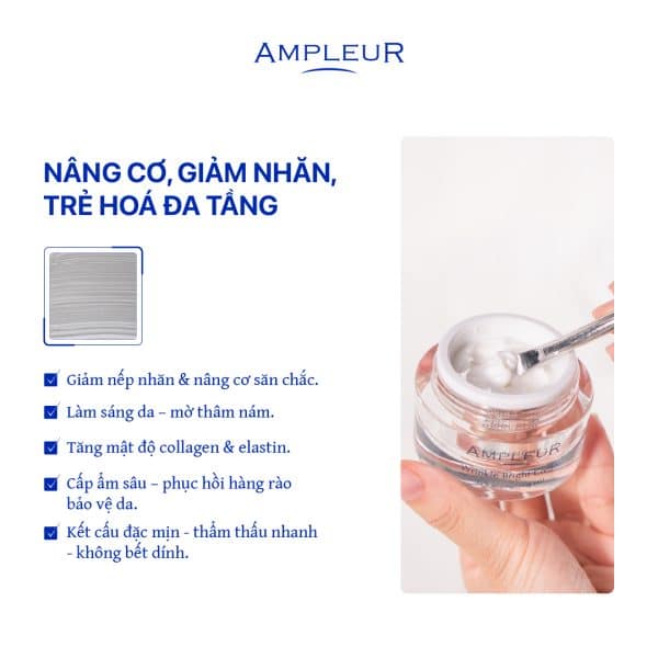Kem nâng cơ giảm nhăn Wrinkle Bright Cream 5 Kem duong Ampleur Wrinkle Bight Cream 4