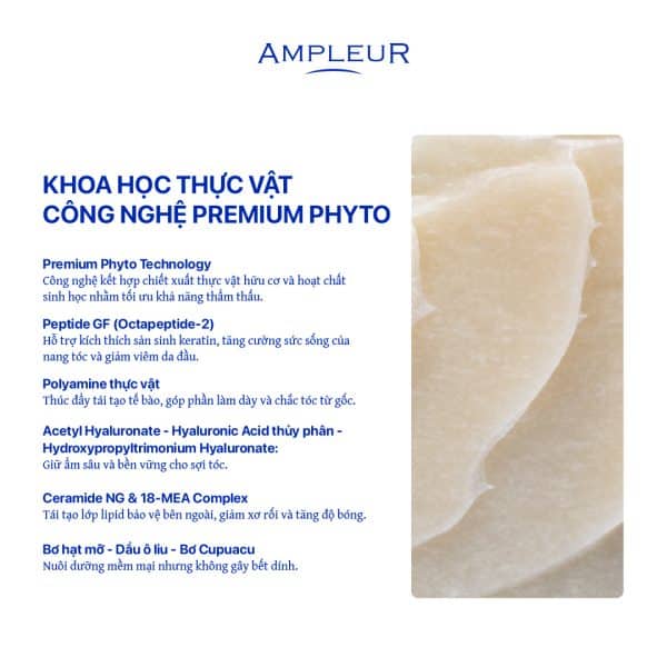 Mặt nạ ủ tóc Premium Phyto Scalp Hair Mask N 3 Mat na u toc Ampleur Premium Phyto Mask 2