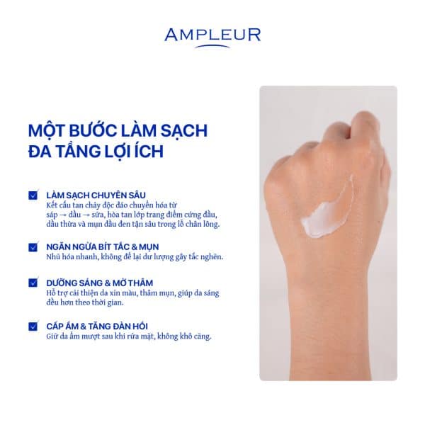 Sáp tẩy trang Ampleur Cleansing Balm 3 Sap tay trang Ampleur Cleansing Balm 2