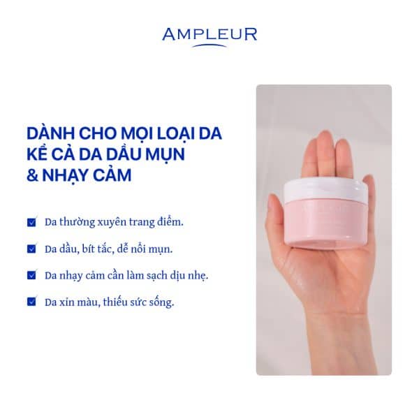 Sáp tẩy trang Ampleur Cleansing Balm 5 Sap tay trang Ampleur Cleansing Balm 4