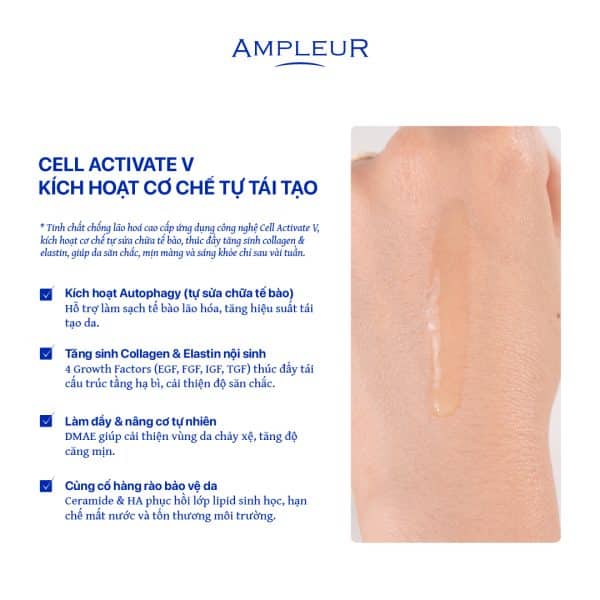 Serum lão hóa Luxury De-Age Rejulution V 3 Serum lao hoa Ampleur Luxury De Age 2