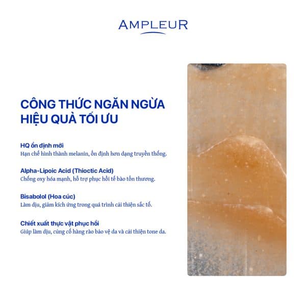 Serum đặc trị nám tàn nhang Luxury White Concentrate HQ110 4 Serum tri nam Ampleur Concentrate HQ110 3