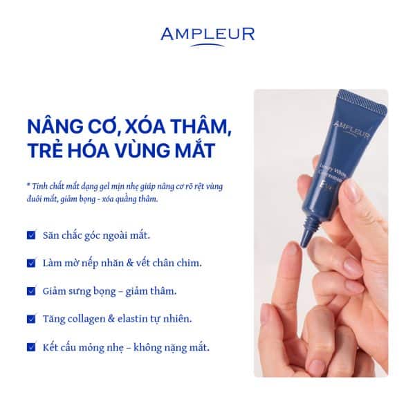 Tinh chất cho vùng mắt Luxury White Concentrate Eye 2 Tinh chat cho vung mat Ampleur Luxury White Concentrate Eye 1
