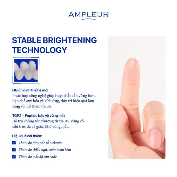 Tinh chất cho vùng mắt Luxury White Concentrate Eye 3 Tinh chat cho vung mat Ampleur Luxury White Concentrate Eye 2