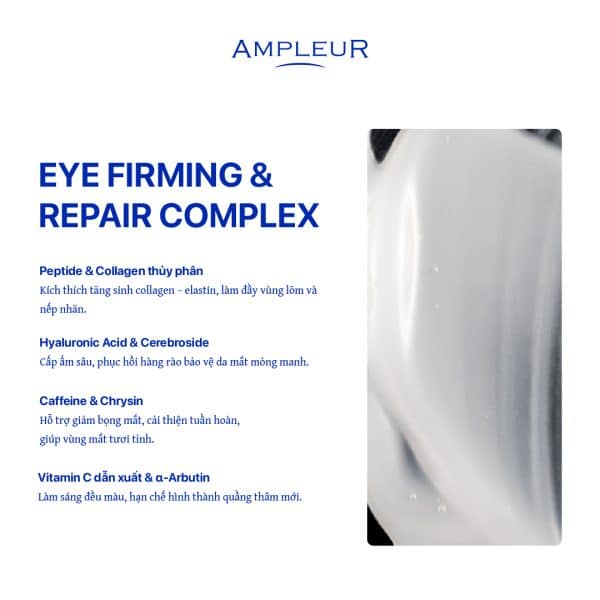 Tinh chất cho vùng mắt Luxury White Concentrate Eye 4 Tinh chat cho vung mat Ampleur Luxury White Concentrate Eye 3