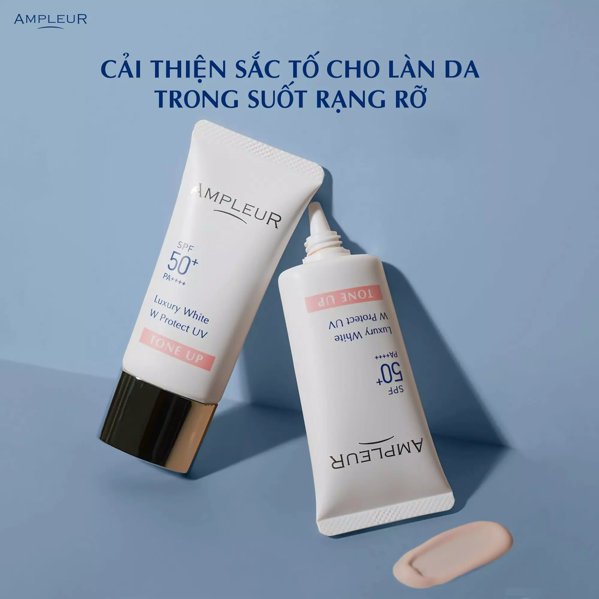 Kem chống nắng Ampleur tấm khiên bảo vệ làn da toàn diện 5 Kem chống nắng Ampleur Toneup