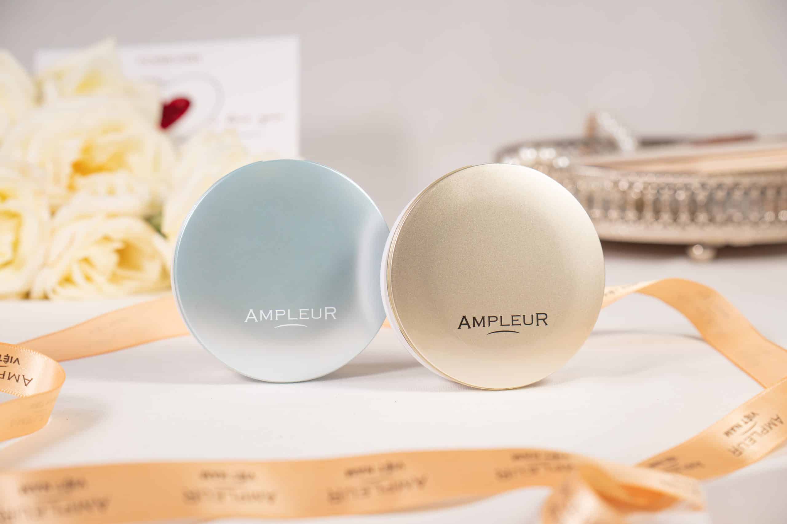 Top 2 phấn phủ kiềm dầu chống nắng tốt nhất cho mùa hè 1 Review chi tiết 2 loại phấn phủ kiềm dầu Ampleur: Đâu là chân ái?