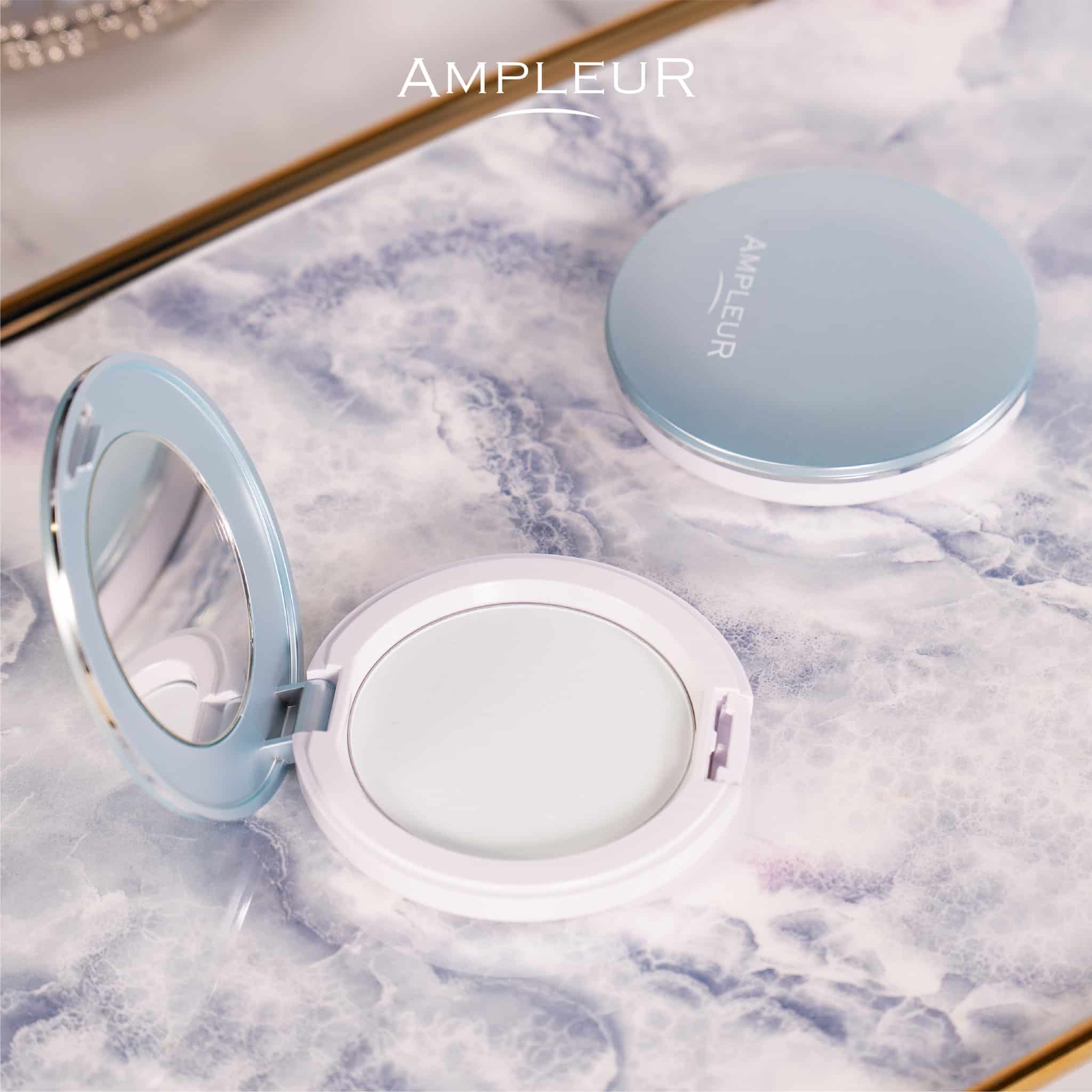 Các bước Skincare buổi sáng, 3 phút nhanh gọn chuẩn da liễU 3 Các bước Skincare buổi sáng - Phấn phủ Ampleur Face powder Cool