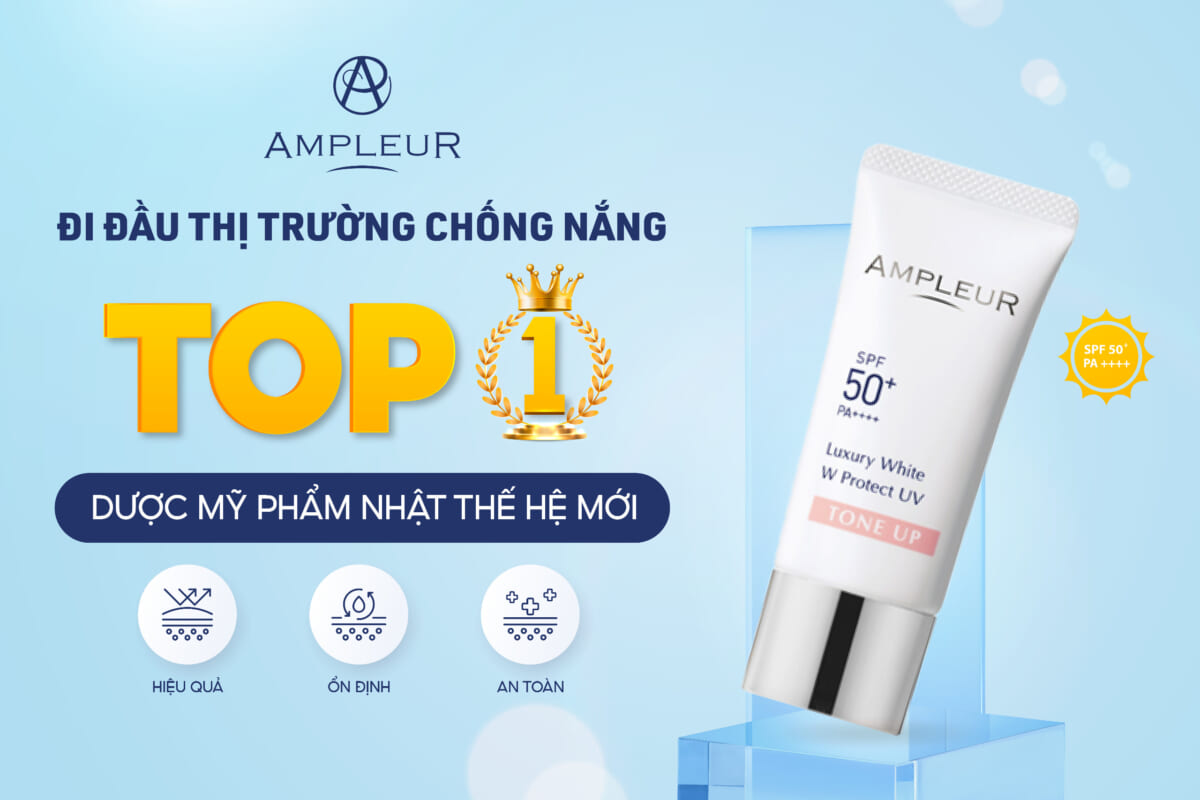 Kem chống nắng Luxury White TONE UP