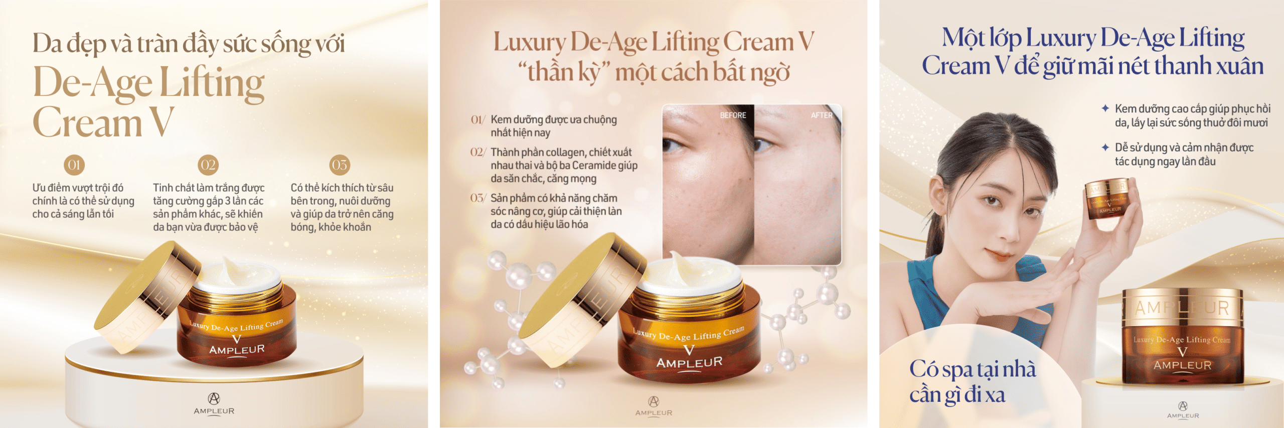 Kem dưỡng lão hóa Luxury De-Age Lifting Cream V