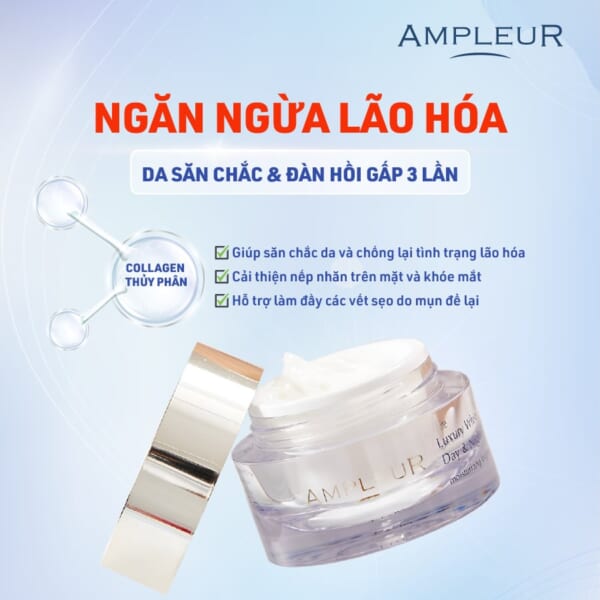 Kem dưỡng trắng da Luxury White Day & Night Cream