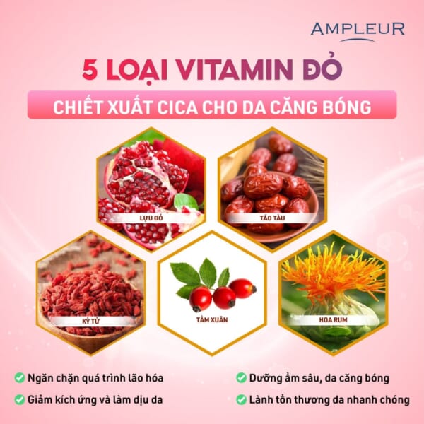 Serum thu nhỏ lỗ chân lông AMPLEUR VC DRIP