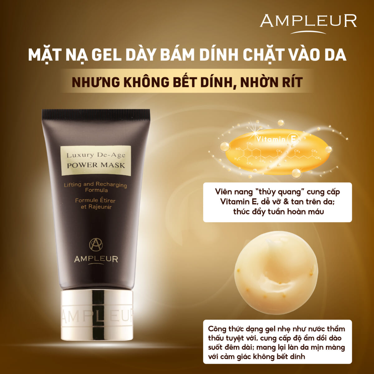 Mặt nạ ban đêm Luxury De-Age POWER MASK