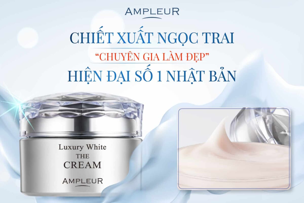 Kem dưỡng chiết xuất ngọc trai Luxury White THE CREAM