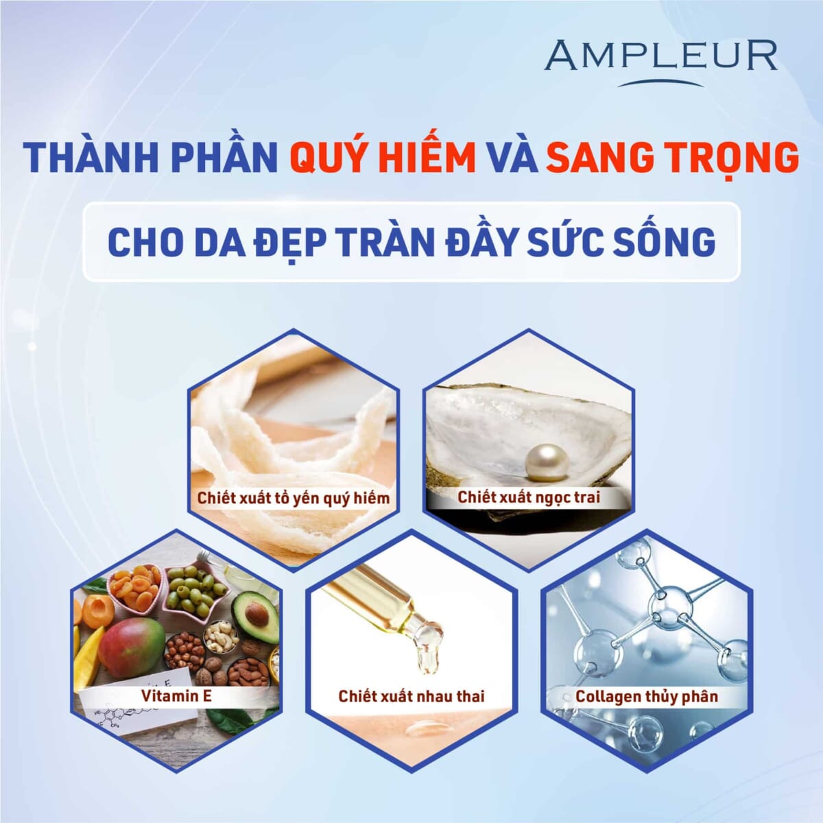 Kem dưỡng chiết xuất ngọc trai Luxury White THE CREAM