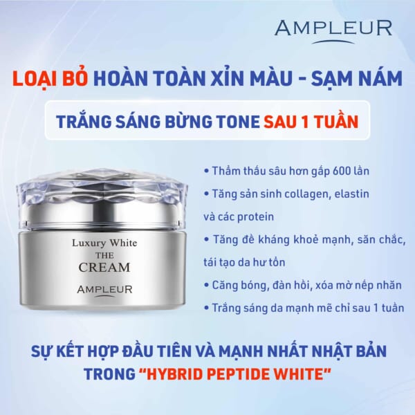 Kem dưỡng chiết xuất ngọc trai Luxury White THE CREAM