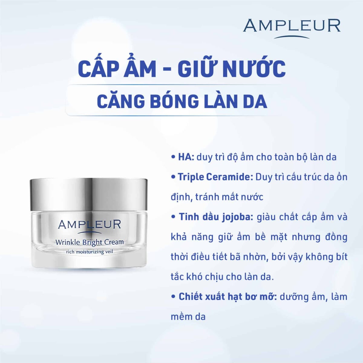 Kem dưỡng nâng cơ giảm nhăn Wrinkle Bright Cream