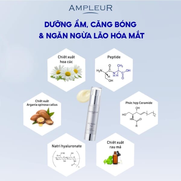 Kem mắt 5 in 1 Ampleur HQR