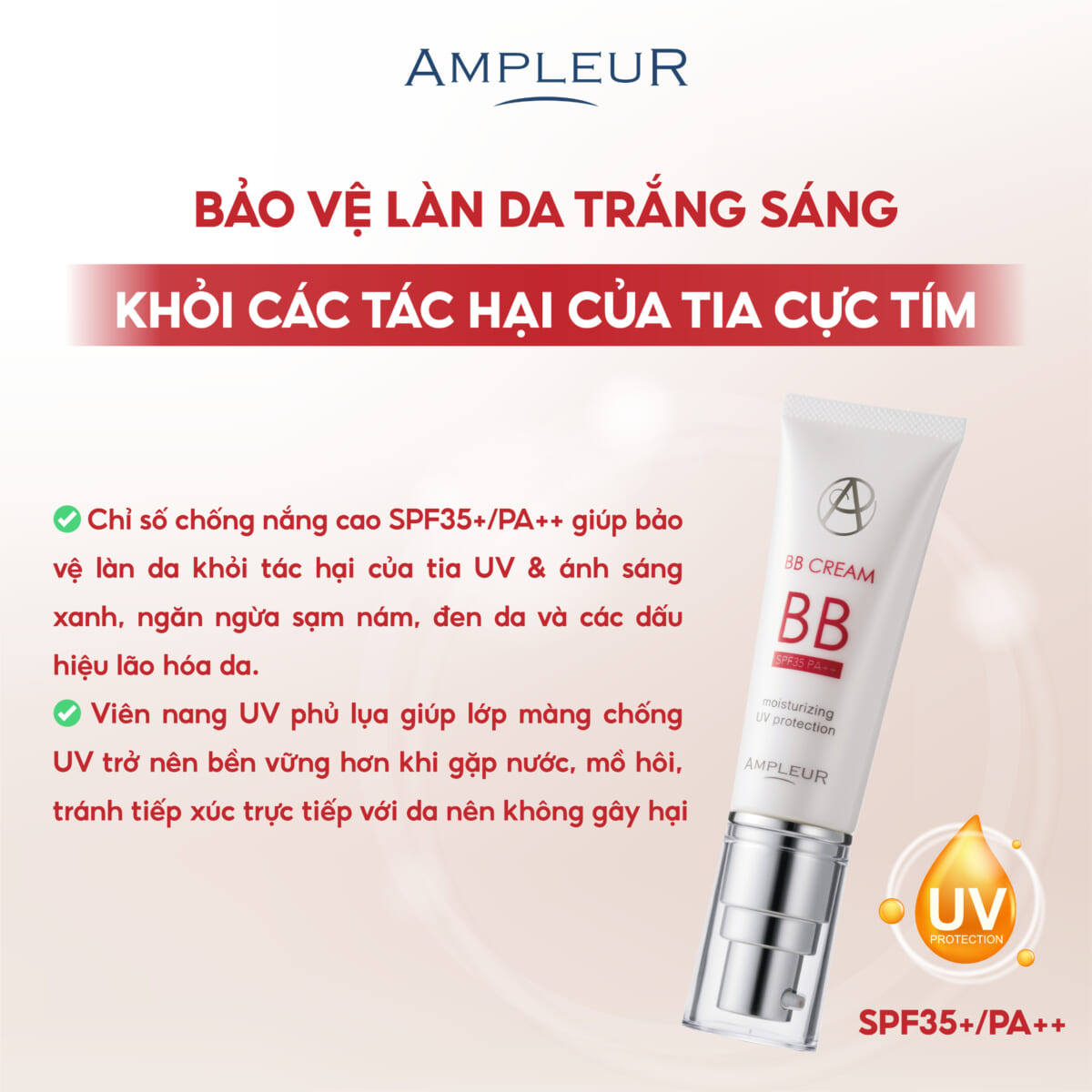 Kem nền AMPLEUR BB CREAM