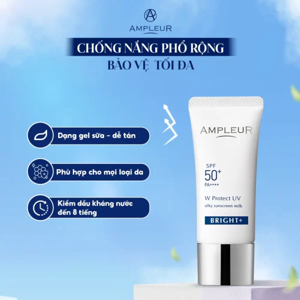 kem chong nang ampleur w protect uv bright 30g anh1