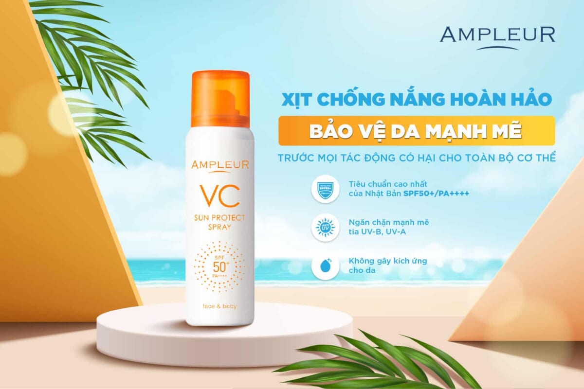 Xịt chống nắng Ampleur