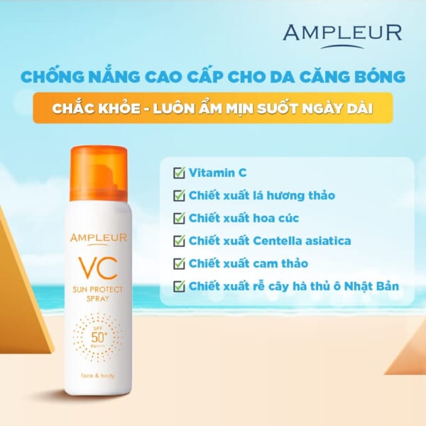 Xịt chống nắng Ampleur