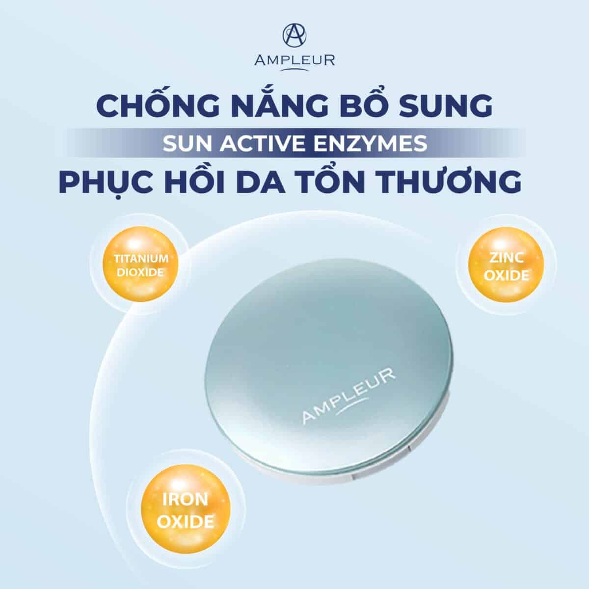 Phấn phủ Ampleur Face Powder Cool