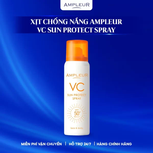 xịt chống nắng ampleur vc sun protect spray