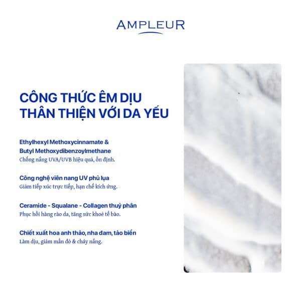 Kem chống nắng Ampleur Luxury White UV+ 4 Kem chong nang Ampleur Luxury White UV 3