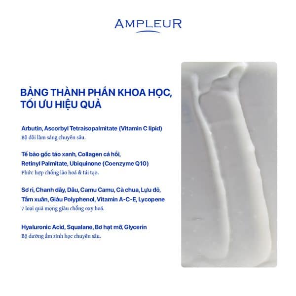 Kem dưỡng tăng cường Luxury White Emulsion-Gel EX 4 Kem duong Ampleur Emulsion GelEX 3