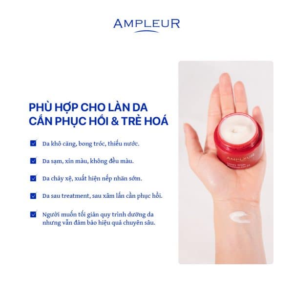 Kem dưỡng tăng cường Luxury White Emulsion-Gel EX 5 Kem duong Ampleur Emulsion GelEX 4