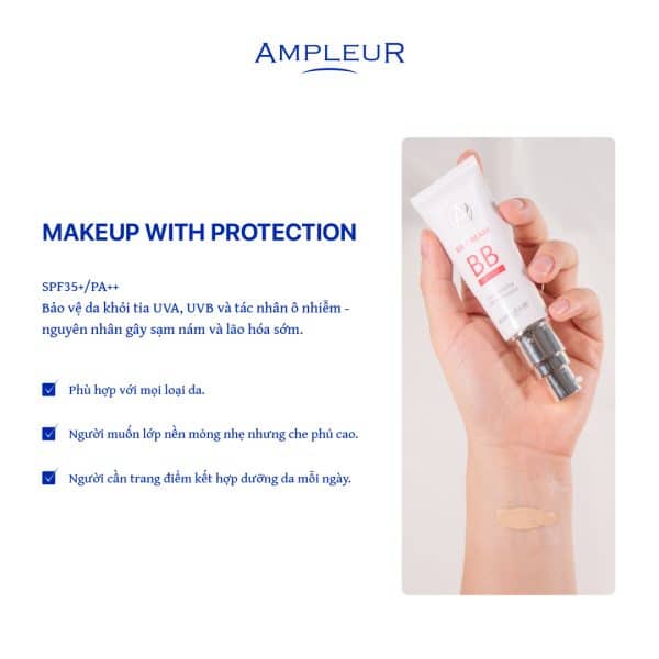 Kem nền Ampleur BB Cream 5 Kem nen Ampleur BB Cream 4