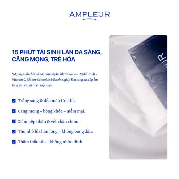 Mặt nạ nữ hoàng Deep Essence Mask 2 Mat na nu hoang Ampleur Deep Essence Mask 1