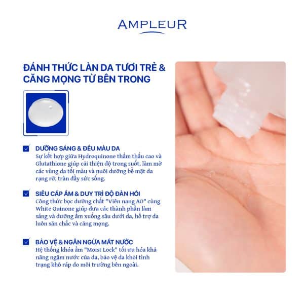 Nước hoa hồng trắng da Ampleur Bright AO Lotion N 2 Nuoc hoa hong trang da Ampleur Bright AO II 3