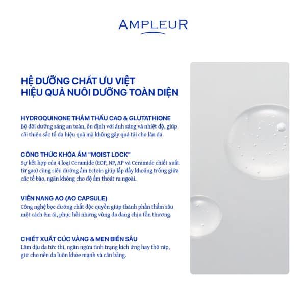 Nước hoa hồng trắng da Ampleur Bright AO Lotion N 3 Nuoc hoa hong trang da Ampleur Bright AO II 4