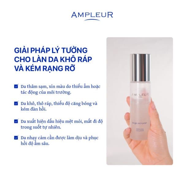 Nước hoa hồng trắng da Ampleur Bright AO Lotion N 4 Nuoc hoa hong trang da Ampleur Bright AO II 5