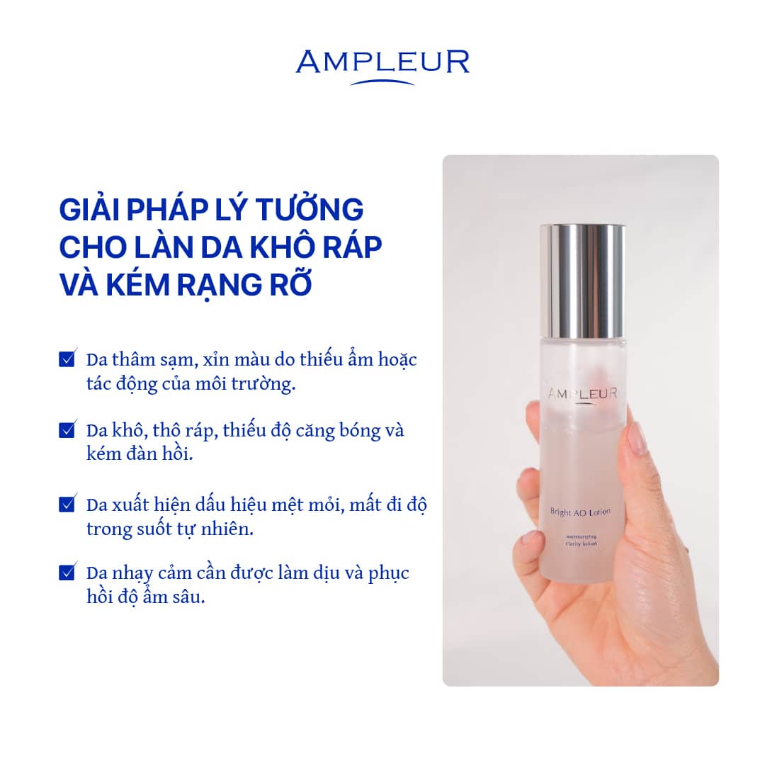 Nước hoa hồng trắng da Ampleur Bright AO II (5) Nuoc hoa hong trang da Ampleur Bright AO II 5