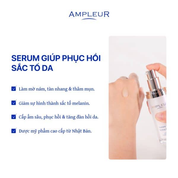 Serum trắng da Luxury White Active Clear D 2 Serum Active Clear D 1