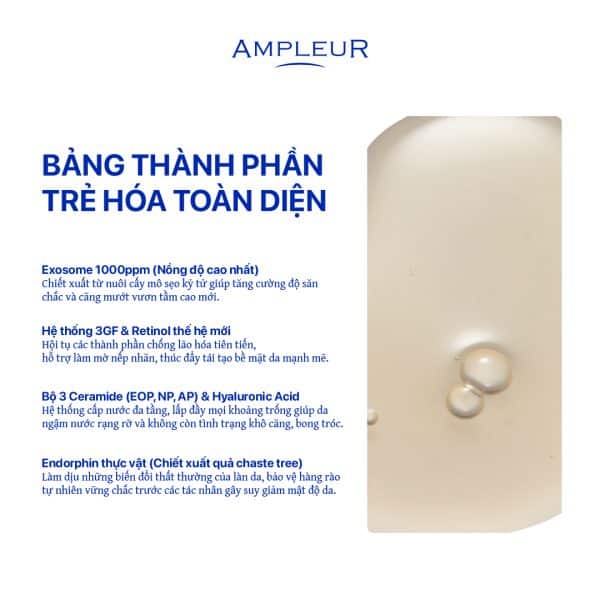 Serum nâng cơ trẻ hóa Ampleur Rejulution 3 Serum lao hoa Ampleur 4