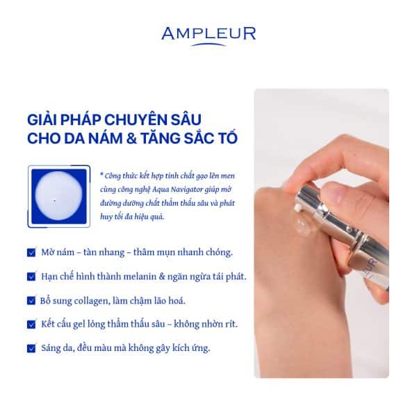 Serum trắng sáng trị nám Luminous HQ Booster 2 Seurm HQ Booster 1