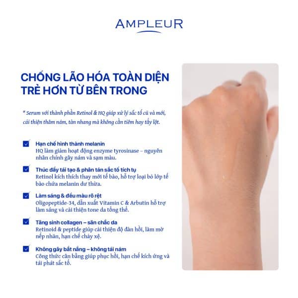 Serum trắng sáng trị nám Luminous HQ Booster 3 Seurm HQ Booster 2