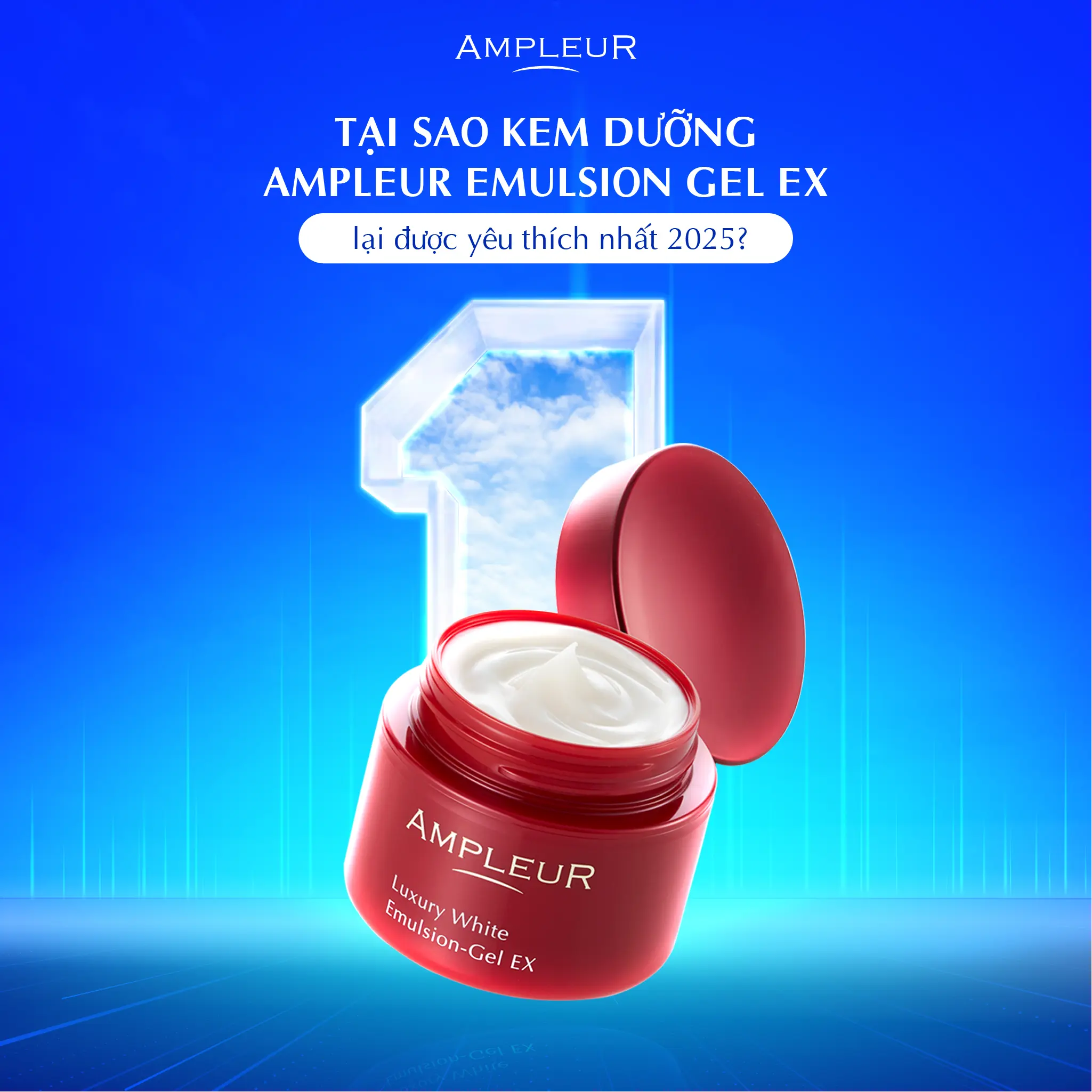 Kem dưỡng Ampleur Emulsion Gel Ex số 1